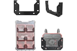 StealthMounts Cleat 'n' Feet Packout Mounting Cleats V2 - Compatible with Packout Boxes, Locking Milwaukee Packout Accessories & Packout Feet | Packout Cleats | 6 Pack | Packout Wall Mount