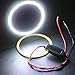 Grandview 70mm 60SMD COB Led Angel Eyes Headlight Halo Ring Warning Lamp White 1 pair