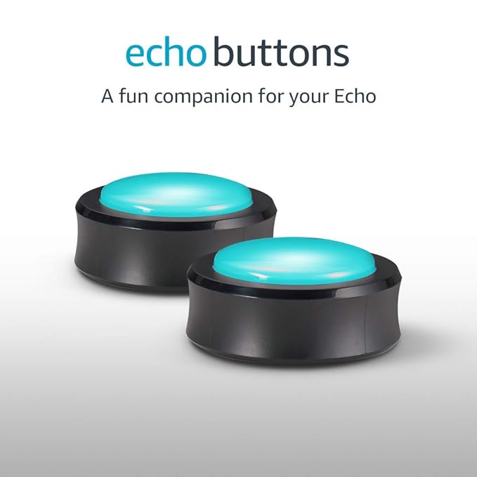 Echo Buttons (2 buttons per pack) A fun companion for your Echo