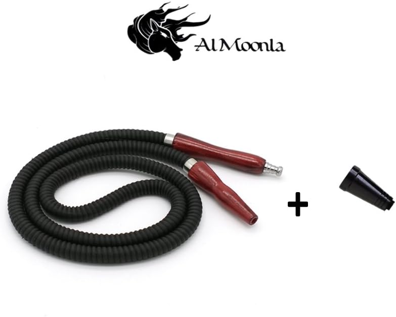 HookItUpHookah 2 Hose Upgrade Kit - Includes Hose Connector and Hose - Black