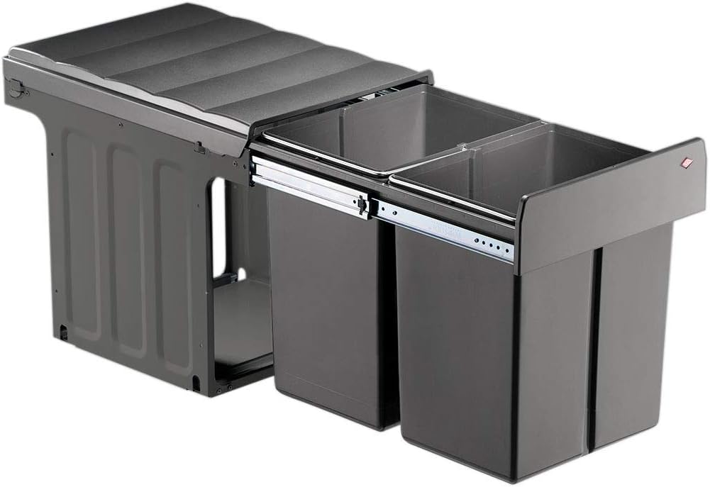 WESCO 88791172 Bin, Plastic, Dark Grey Amazon.co.uk Kitchen & Home