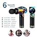 Massage Gun, Powerful Cordless Handheld Deep Tissue&Muscle Tension Relief Massager,Unique-Particular Fascia Gun with 5 Heads Adjustable 6 Speed Variation（Hip Hop Graffiti）