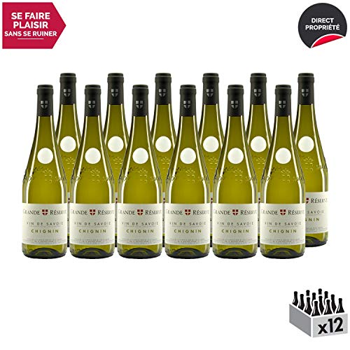Vin de Savoie Grande Réserve Chignin Blanc 2018 - Maison Perret - Vin AOC Blanc de Savoie - Bugey - Cépage Jacquère…