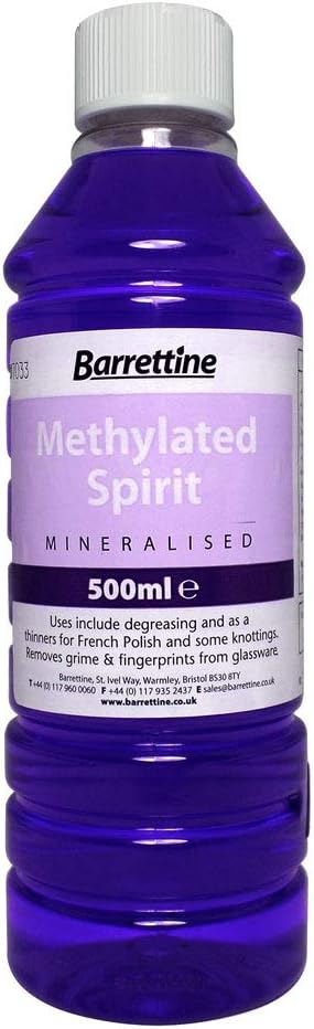 Barrettine 500 ml Mineralised Methylated Spirit Mineralised Spirit