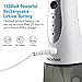 Cordless Water Flosser Oral Irrigator, Nicefeel IPX7 Waterproof Anti-leakage 3-Mode USB Rechargable Professinal Portable Water Dental Flosser with 4 Jet Tips for Braces and Teeth Whitening of Family
