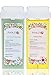 2 Packs Depilatory Wax Roller, PINKZIO Hair Removal Wax Cartridge, Roll On Wax Refill for Legs and Arms 3.52 Ounce(Olive/Sugar)