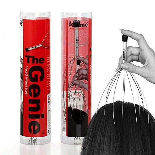 The Genie Metal Scalp Massager Tool Handheld Head Scratchers for Head Neck Scalp Stress Relief Release Relax Relieve Head Pressure Stainless Steel