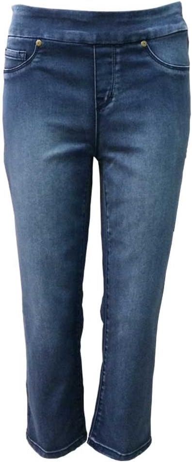 Tribal Women's Dream Jean Pull-on Denim Capri