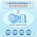 Elmatory Upgraded Medical grade silicone Anti Cellulite Vacuum Cup 2pcs Cupping Therapy Set Body Massage cups - 2 sizes cups (1 large + 1 medium)