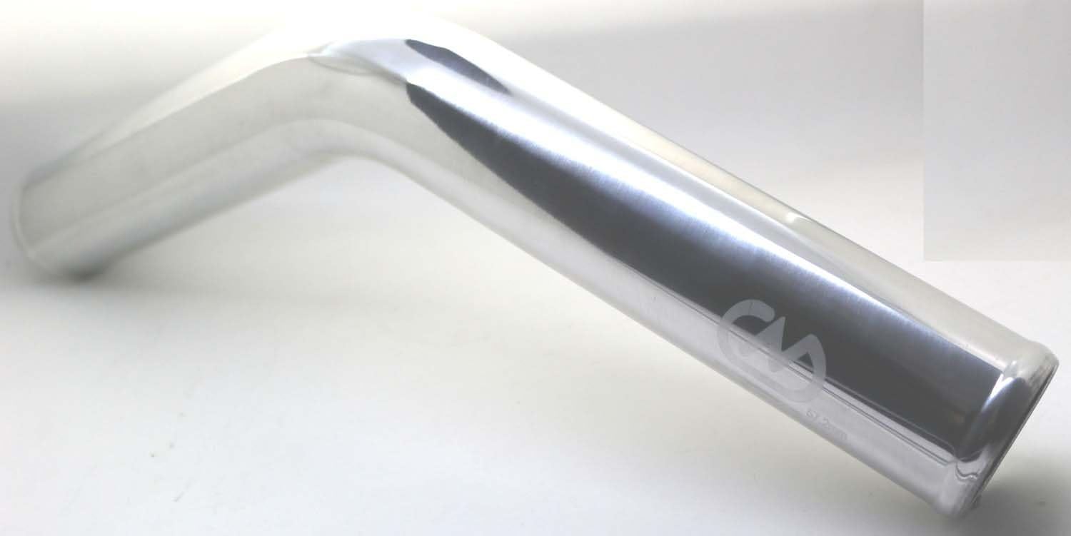 CREATIONSMOTORSPORT Aluminium Polished Alloy Elbow Intercooler Pipe Universal Pipework 45° - 57MM OD