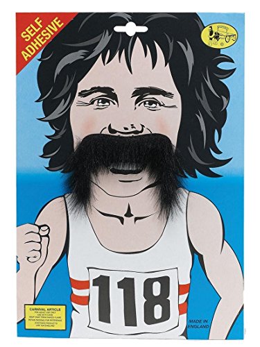 Bristol Novelties Men's Fake Facial Hair Moustache Self Adhesive 118 Tash