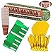 Island Genius Football Themed Party Supplies - 24 Party Cups, 24 Paper Dinner Plates, 24 Penalty Flag Napkins, 24 Yellow Paper Napkins, 1 Plastic Tablecloth