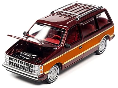 1984 Caravan Van Garnet Red Pearl w/Woodgrain Panels Red