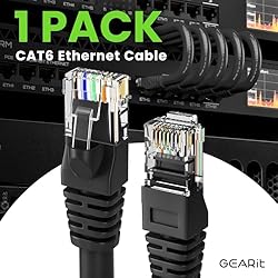 GEARit Cat 6 Ethernet Cable (1-Pack 10 Feet) Cat6