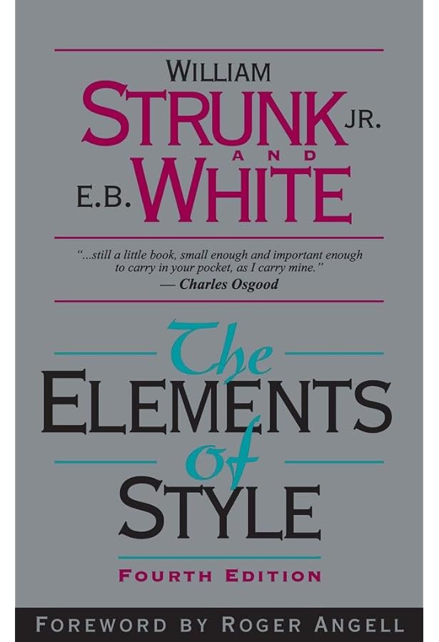 Style: Lessons in Clarity and Grace (11th Edition) 11th edition by