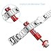 GOGOMY Watch Link Remover Tool Watch Repair Kit for Watch Band Link Pin, Pack of 3 Extra Pins, Red