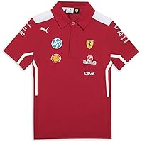 Amazon.com : PUMA Scuderia Ferrari F1 2025 Kids' Team Tshirt - Red