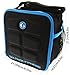 6 Pack Fitness Innovator Cube Americas #1 Choice in Meal Prep Management 3 - Meal (Black/Neon Blue)