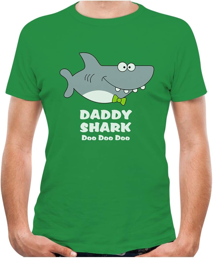 Daddy Shark Doo doo doo Shirt Fathers Day Men's T-Shirt