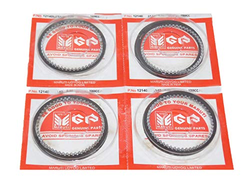 SUZUKI 10A 1.0 L (970 cc 59 cu in 65.5 x 72.0 mm) PISTON RING SET GUDGEON PIN SET OF 4 STANDARD & OVERSIZE SAMURAI SJ410 SIERRA JIMNY SAMURAI SUPER CARRY ST100 RASCAL PRONTO SCURRY SF410