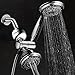 HOTEL SPA - Shower Heads with Handheld Spray - High Pressure with Shower Filter - 4 Inch Showerhead, 4 Inch Handheld Shower Head - 3-in-1, 30 Setting Shower Heads, Showerspa (Chrome)