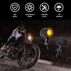 BOSYCY Motorcycle Turn Signals LED Front Lights 2