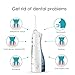 Electric Flosser Featuring Oxygen Bubble Clean from BROADCARE for Travel and Home