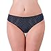 ABClothing Women's Cotton Low Rise Bikini Underwear 6 Pack Black Multi-Color XS/2XL
