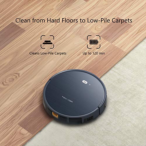 Tesvor Robot Vacuum Cleaner with App & Remote Control, Upgraded 1500 Pa