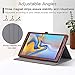 Ztotop Folio Case for Samsung Galaxy Tab A 10.5 Inch 2018(SM-T590/T595/T597), Leather Folding Stand Cover with Auto Wake/Sleep, Pencil Holder and Multiple Viewing Angles,Brown