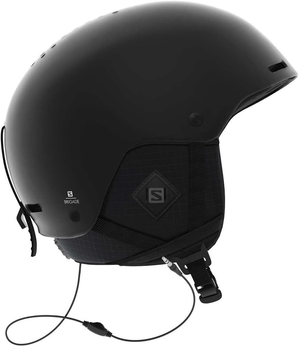 Salomon Brigade Audio Helmet, Small/53-56cm, Black