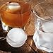 Silicone Ice Cube Tray - Ice Cube Molds - Sphere Round Ice Ball Maker With Lid & Large Square Ice Cube Trays Set of 2 – Nonstick Ice Mold by TYNX