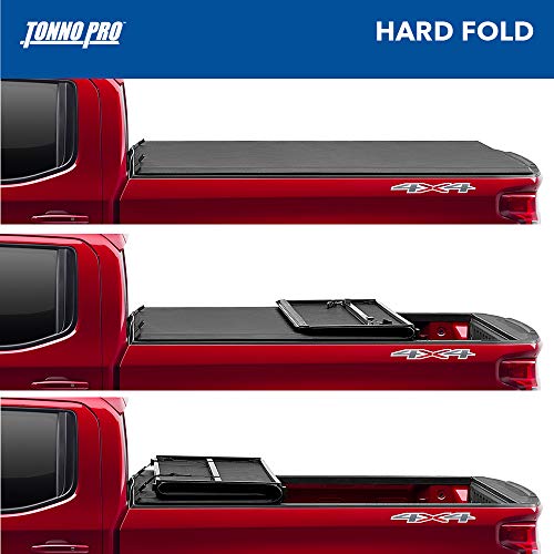 Tonno Pro Hard Fold, Hard Folding Truck Bed Tonneau Cover HF153 Fits 2004 2012 Chevy/GMC