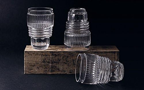 Diesel with Seletti Machine Collection Set 3 Glasses H.5,12 in. Transparent