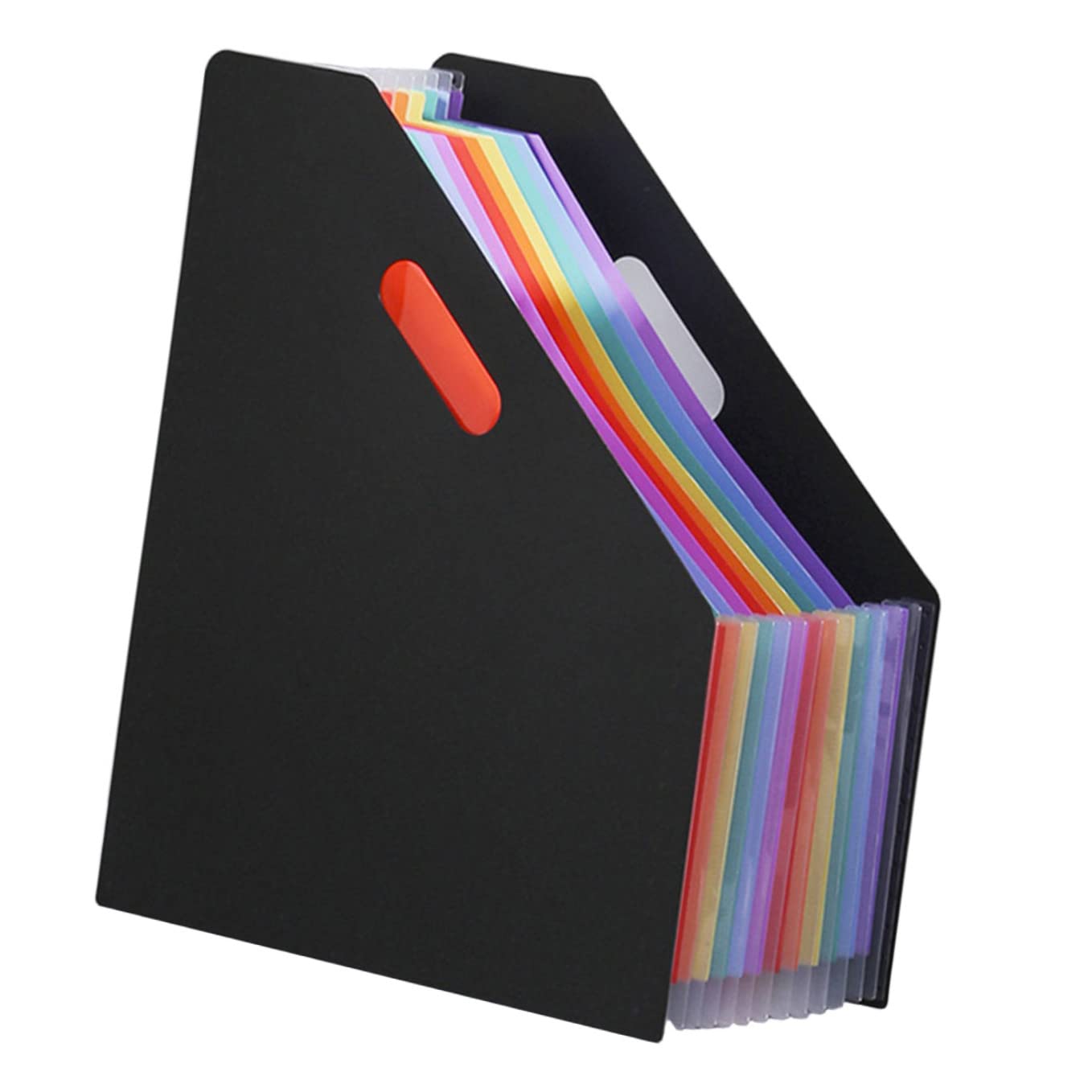 HAPINARY Large Capacity Accordion File Organizer Portable Document Folder for Bills Receipts Paperwork Expanding Storage for Office Home School