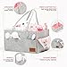 Diaper Caddy, Nursery Storage Bin & Tote Bag for Car Travel and Portable Organizer for Girls & Boys for Changing Table, Great Registry Shower Gift by In Real Life