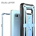 Galaxy S8+ Plus Case, YOUMAKER Heavy Duty Protection Kickstand Clip Holster Shockproof Case Cover for Samsung Galaxy S8 + Plus (2017 Release) 6.2 inch Without Built-in Screen Protector (Blue/Black)
