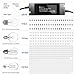 Outdoor Dimmer, 650W String Light Dimmer, Wireless RF Smart Plug-in Outdoor Dimmer Switch - Timer Function/IP65 Waterproof/50FT Control Distance/9.8Ft Extension Cord for Incandescent Strings Lights