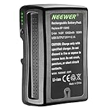 Neewer V Mount/V Lock Battery - 150Wh 14.4V 10400mAh Rechargeable Li-ion Battery for Broadcast Video Camcorder,Compatible with Sony HDCAM, XDCAM, Digital Cinema Cameras and Other Camcorders