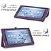MoKo Case for Fire HD 10 - Slim Folding Cover with Auto Wake / Sleep for Amazon Kindle Fire HD 10.1 Inch Display Tablet (2015 Release Only), PURPLE