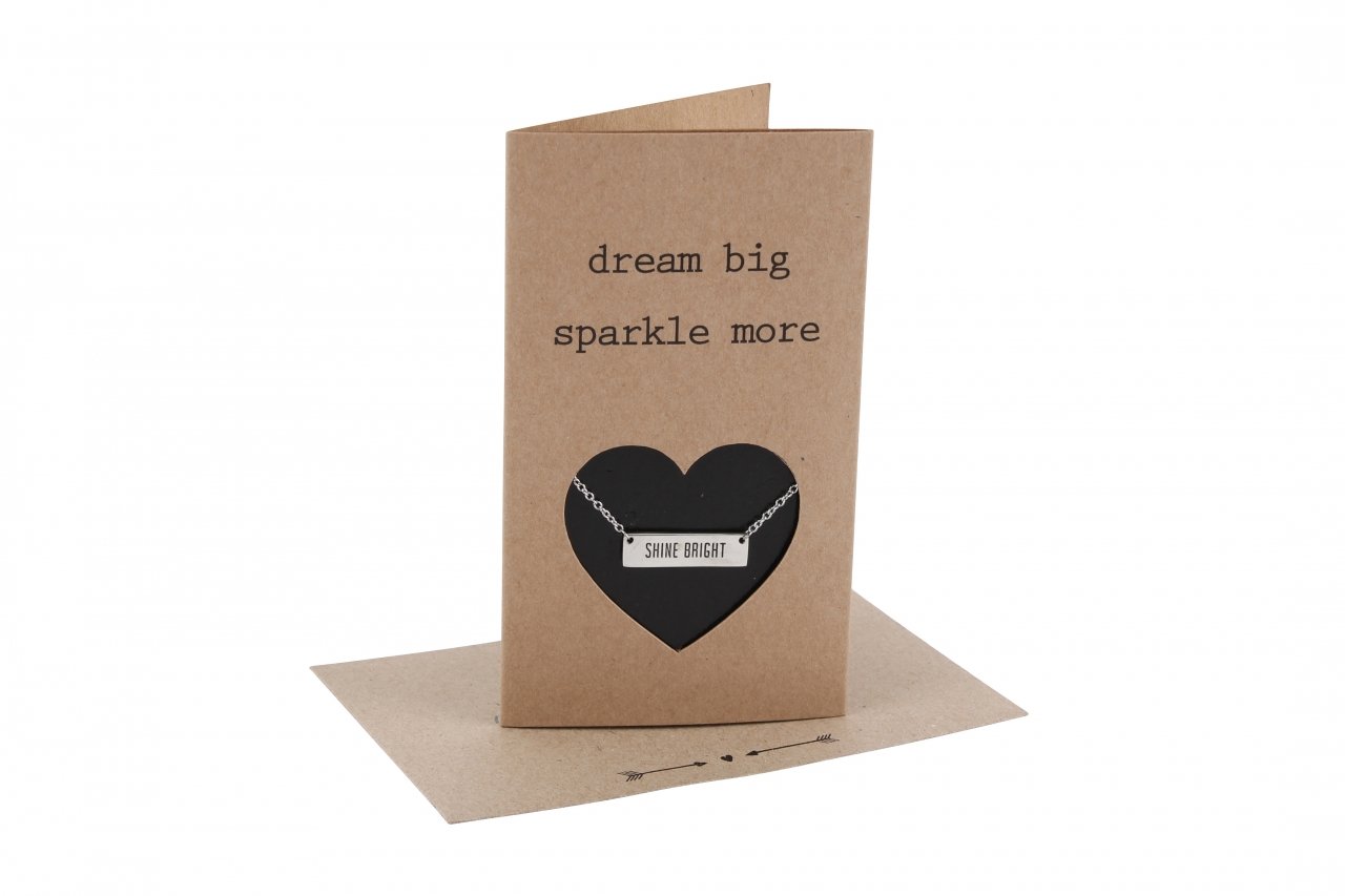 Sent and Meant DREAM BIG SPARKLE MORE 'SHINE BRIGHT' NECKLACE
