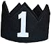 birdyboutique.com Classy Baby Boy First 1 Birthday Black and White Crown
