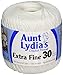 Coats Crochet 180.0201 Extra Fine Crochet Thread, 30, White