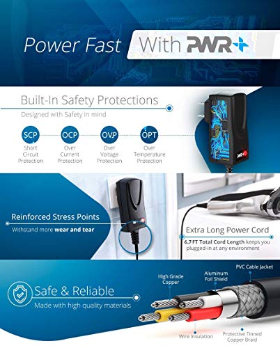 PWR-Charger-for-Philips-Norelco-HQ8505-Norelco-7000-5000-3000-Series-Electric-Shaver-Razor-Aquatec-Arcitec-Multigroom-Beard-Trimmer-More-15V-AC-Adapter-Power-Supply-Cord-MG7750-2100-3100-3500-4100