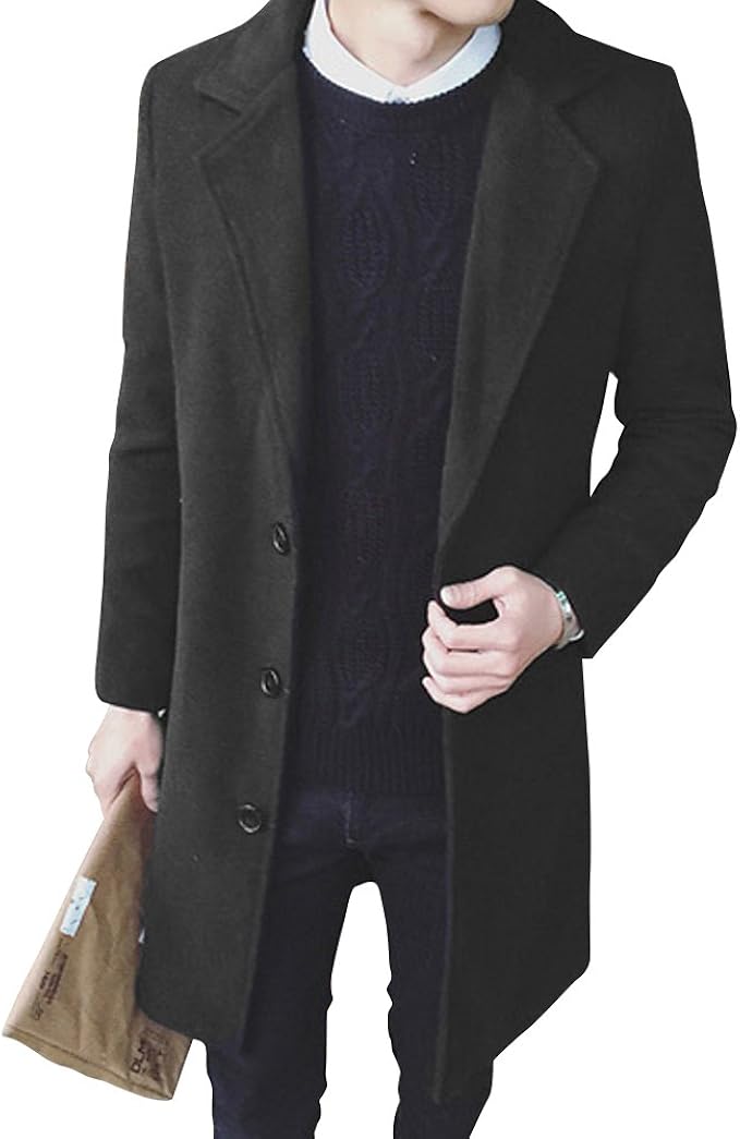 アウター コート ジャケット チェスター チェスターコート メンズ メンズファッション ロングコート ロング丈 シンプル 無地 ベーシック コート ジャケット 通販 Amazon