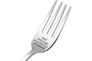 May The Fork Be with You Fork for Movie Fans Anniversary Birthday Gifts for Women Men Couples Gifts for Him and Her Inspirati