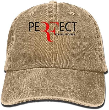 Wdskbg Katie P. Hunt Roger Federer Unisex Plain Cool Adjustable Denim Baseball Cap Fashion31