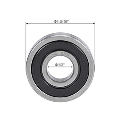 uxcell RLS4-2RS Deep Groove Ball Bearings 1/2-inch