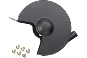 HARFINGTON Bench Grinder Wheel Inner and Outer Guard Cover 8.86" Carbon Steel Shroud Set with Screw for Bench Grinder Polishe
