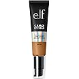 e.l.f. Camo CC Cream, SPF 30 Color-Correcting Medium-To-Full Coverage Face Foundation, Delivers An Airbrushed Finish, Vegan & Cruelty-Free, Tan 400 W